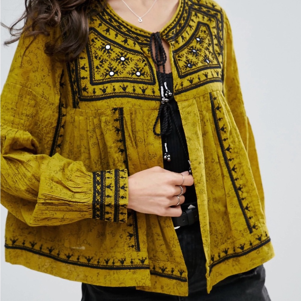 Free People - Twighlight Folk Jacket (M)🌼